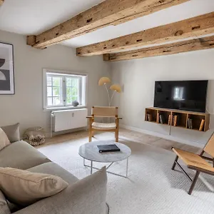 With Exposed Ceiling Beams Apartment Copenhagen